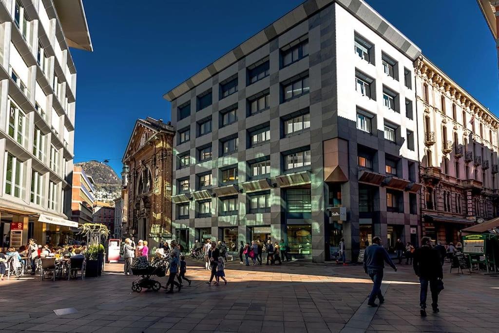 Appartamento Centrale Con Wifi E Posteggio Privato Gratis! Lugano Exterior photo